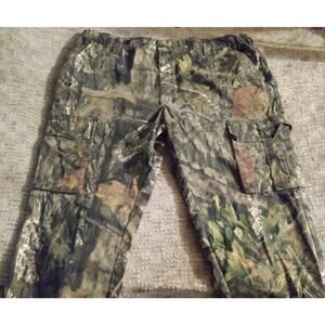 Mossy Oak Pants Mens Size 2XL Cargo Camo Hunting 44/46 X30 Outdoor Ankle String